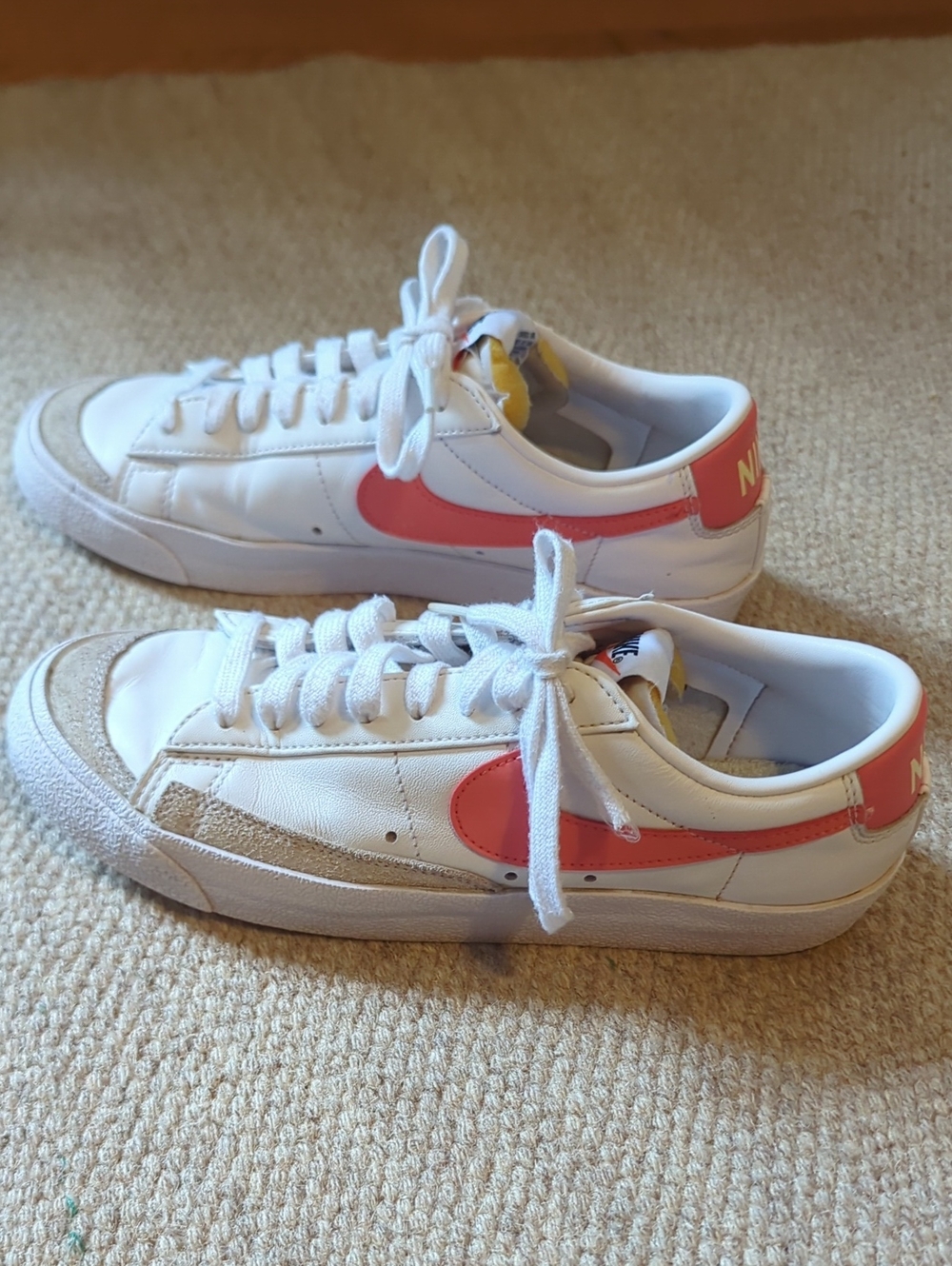 Nike Wmns Blazer Low 77 White Magic Ember DC4769-107  Size 7
